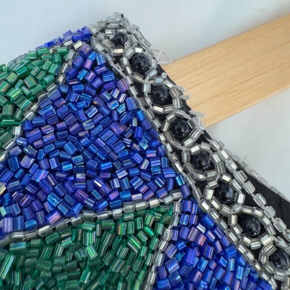 80s Vintage Niteline by Della Roufogali Beaded Sequin Mini Dress - Picture 11 of 16